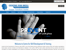 Tablet Screenshot of csdtindia.com